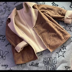 Vintage Suede Sherpa jacket